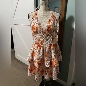 NWOT!!! Floral Halter Dress